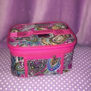 floral print cosmetic bag!